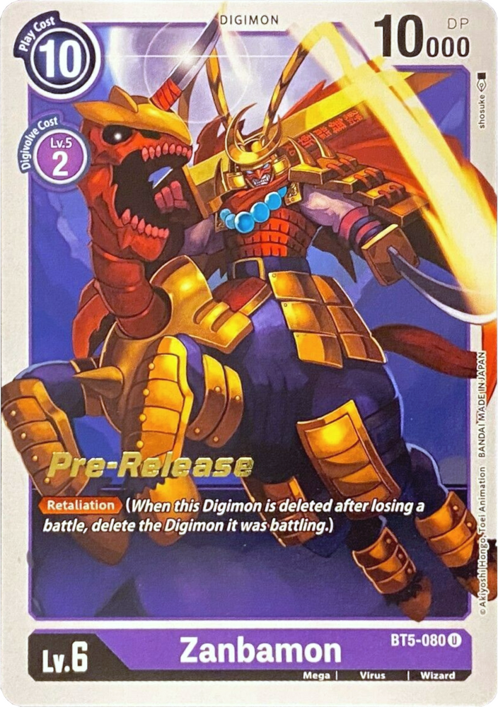Zanbamon [BT5-080] [Battle of Omni Pre-Release Promos] - PokeCharles PokeStore
