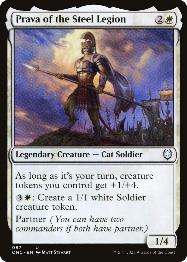 Prava of the Steel Legion [Phyrexia: All Will Be One Commander] - PokeCharles PokeStore