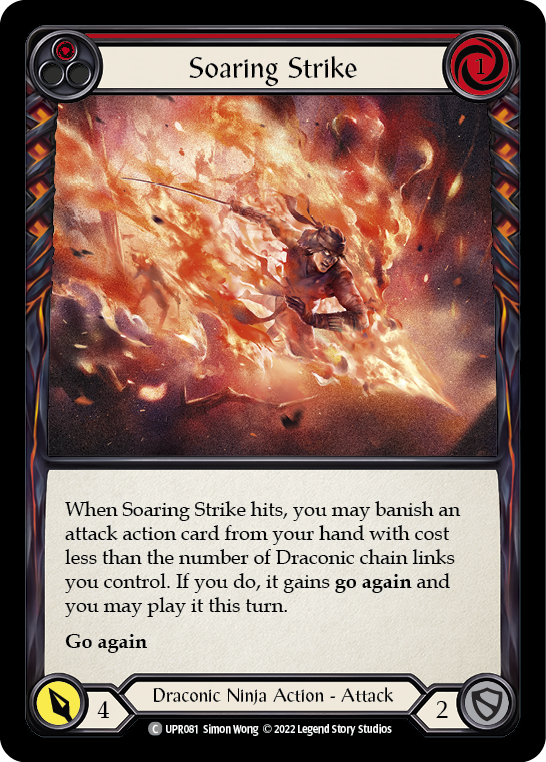 Soaring Strike (Red) [UPR081] (Uprising)  Rainbow Foil - PokeCharles PokeStore