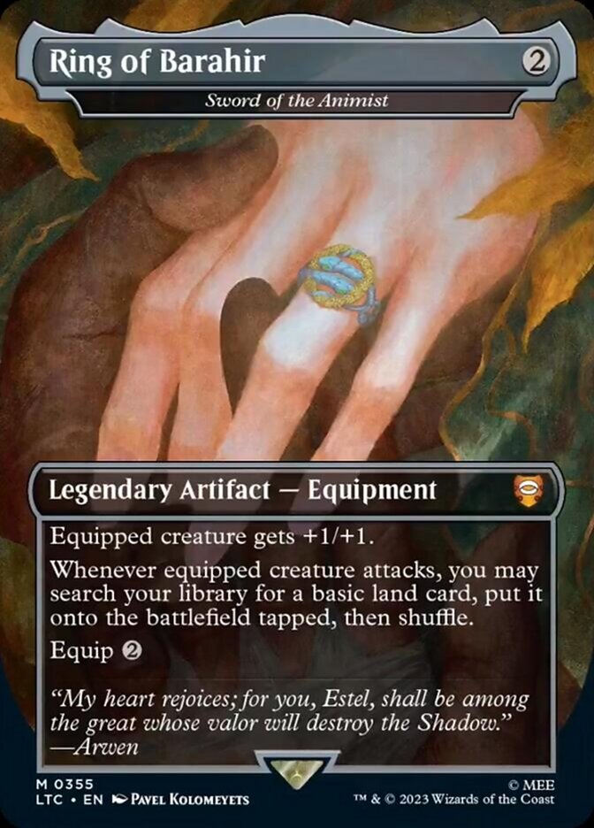 Ring of Barahir - Sword of the Animist [The Lord of the Rings: Tales of Middle-Earth Commander] - PokeCharles PokeStore