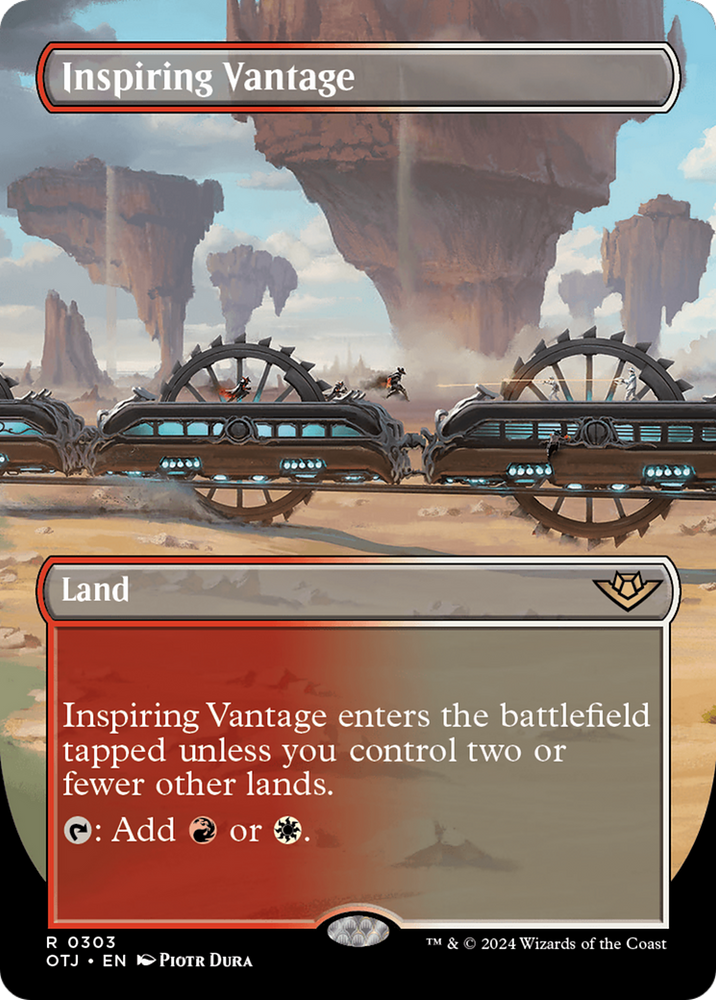 Inspiring Vantage (Borderless) [Outlaws of Thunder Junction] - PokeCharles PokeStore