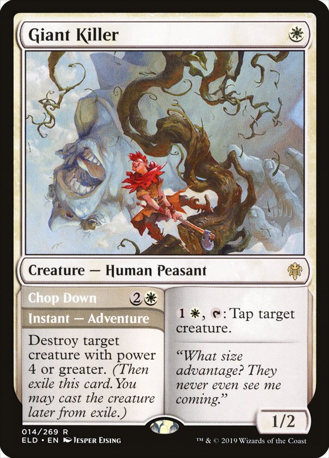 Giant Killer // Chop Down (Promo Pack) [Throne of Eldraine Promos] - PokeCharles PokeStore