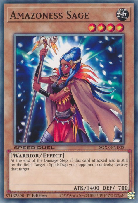 Amazoness Sage [SGX3-END08] Common - PokeCharles PokeStore