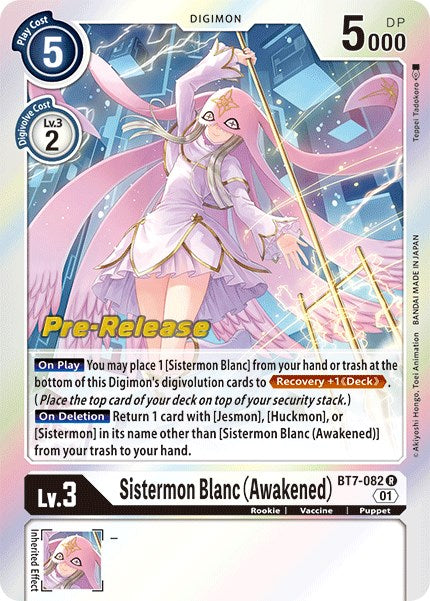 Sistermon Blanc (Awakened) [BT7-082] [Next Adventure Pre-Release Cards] - PokeCharles PokeStore