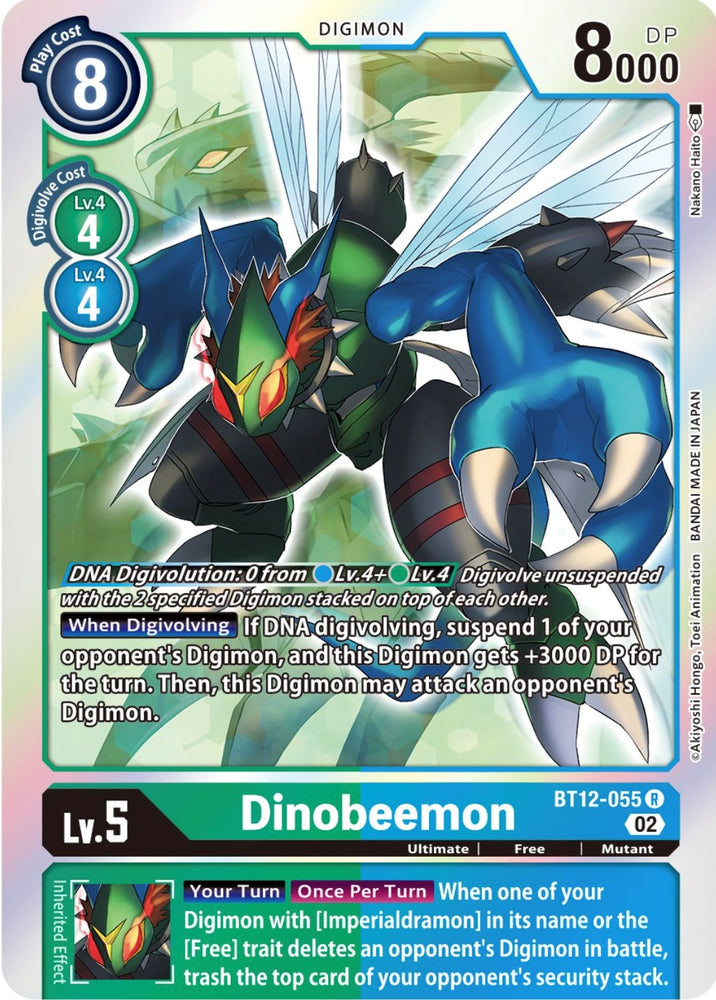Dinobeemon [BT12-055] [Across Time] - PokeCharles PokeStore