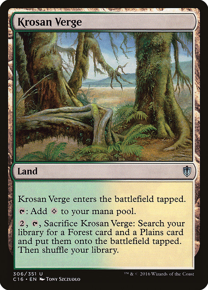 Krosan Verge [Commander 2016] - PokeCharles PokeStore