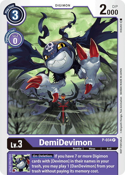 DemiDevimon [P-034] [Promotional Cards] - PokeCharles PokeStore
