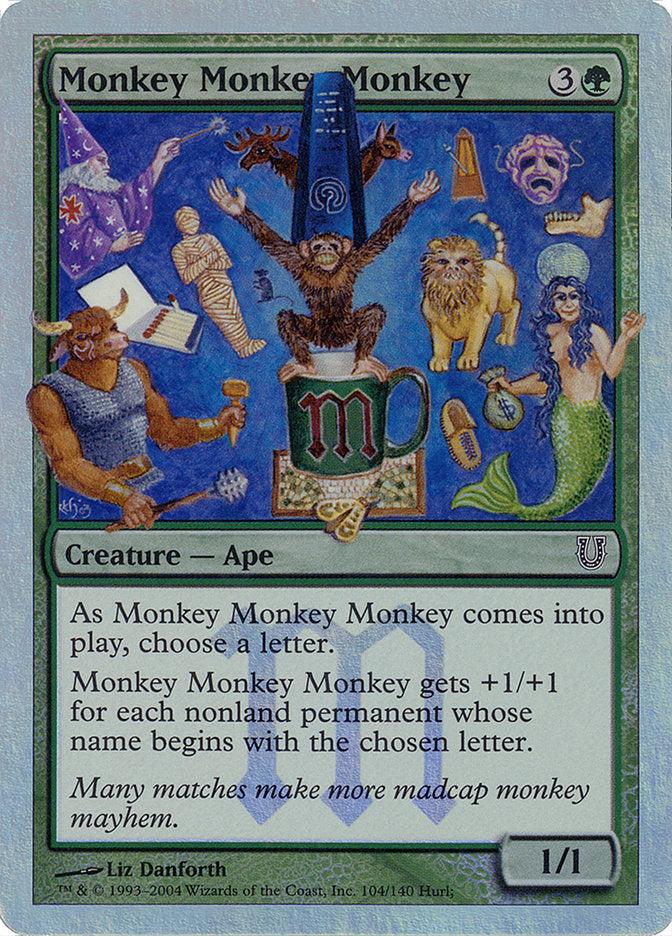Monkey Monkey Monkey (Alternate Foil) [Unhinged] - PokeCharles PokeStore