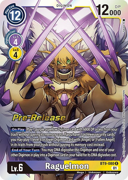 Raguelmon [BT9-080] [X Record Pre-Release Promos] - PokeCharles PokeStore