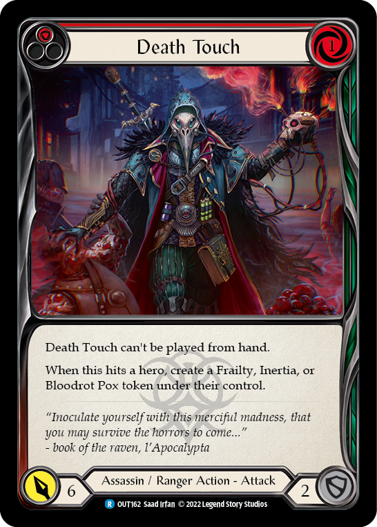 Death Touch (Red) [OUT162] (Outsiders) - PokeCharles PokeStore