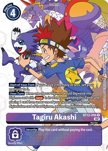 Tagiru Akashi [BT12-096] (Alternate Art) [Across Time] - PokeCharles PokeStore