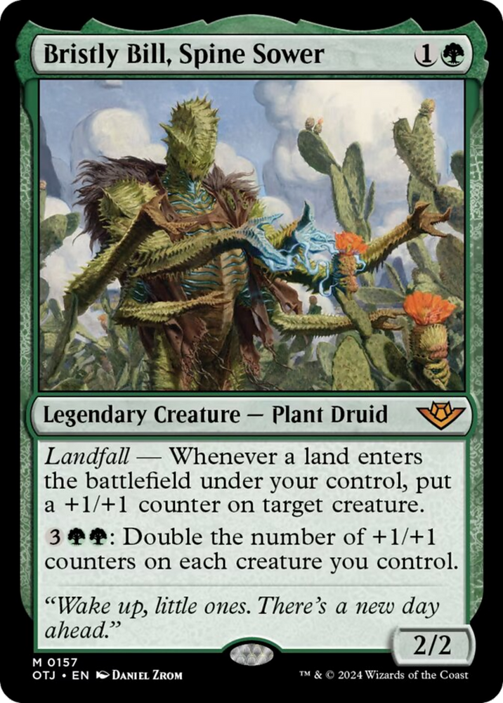 Bristly Bill, Spine Sower [Outlaws of Thunder Junction] - PokeCharles PokeStore