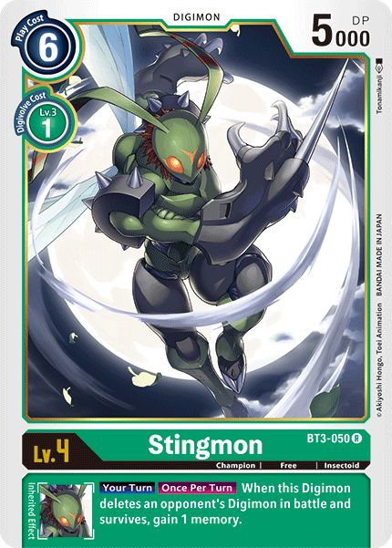 Stingmon [BT3-050] [Release Special Booster Ver.1.5] - PokeCharles PokeStore