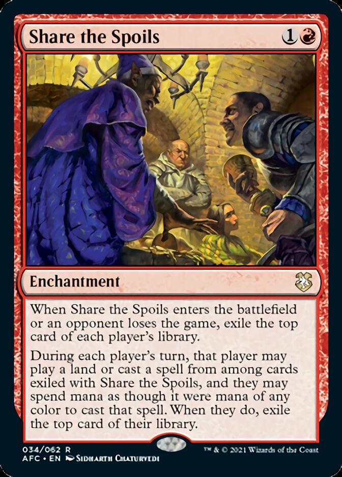 Share the Spoils [Dungeons & Dragons: Adventures in the Forgotten Realms Commander] - PokeCharles PokeStore