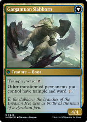 Invasion of Pyrulea // Gargantuan Slabhorn [March of the Machine] - PokeCharles PokeStore
