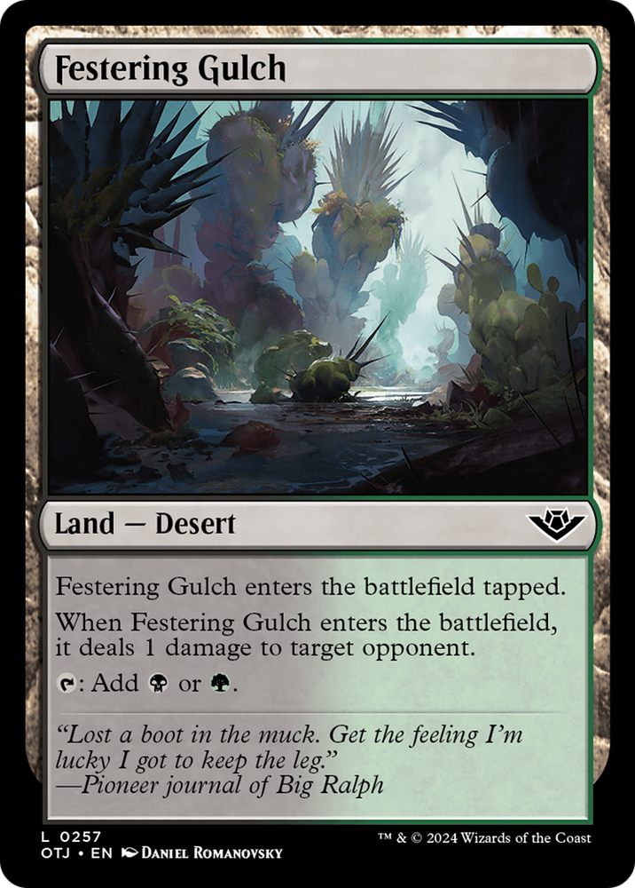 Festering Gulch [Outlaws of Thunder Junction] - PokeCharles PokeStore