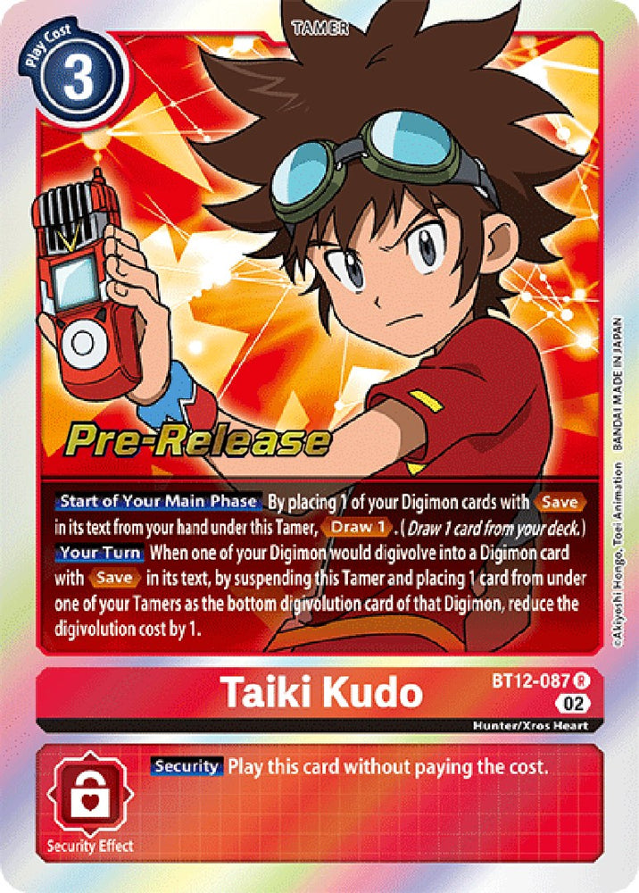 Taiki Kudo [BT12-087] [Across Time Pre-Release Cards] - PokeCharles PokeStore