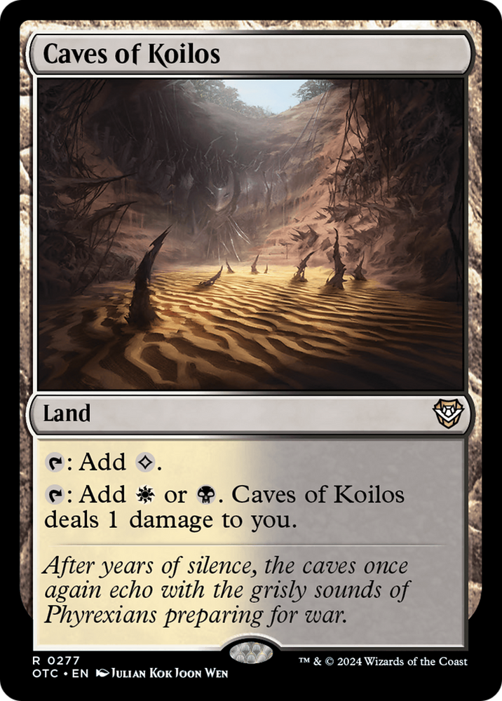 Caves of Koilos [Outlaws of Thunder Junction Commander] - PokeCharles PokeStore