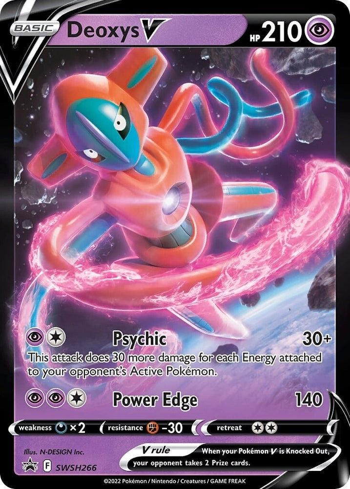 Deoxys V (SWSH266) [Sword & Shield: Black Star Promos] - PokeCharles PokeStore