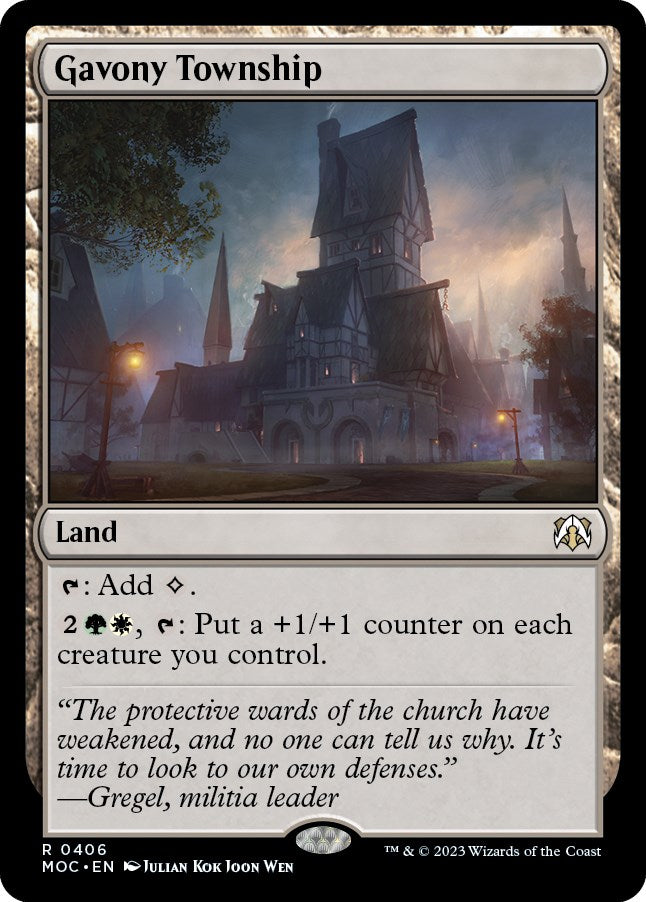 Gavony Township [March of the Machine Commander] - PokeCharles PokeStore