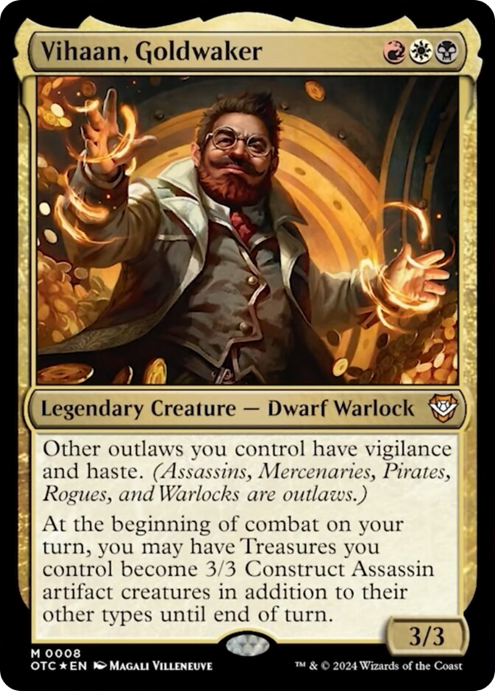 Vihaan, Goldwaker [Outlaws of Thunder Junction Commander] - PokeCharles PokeStore
