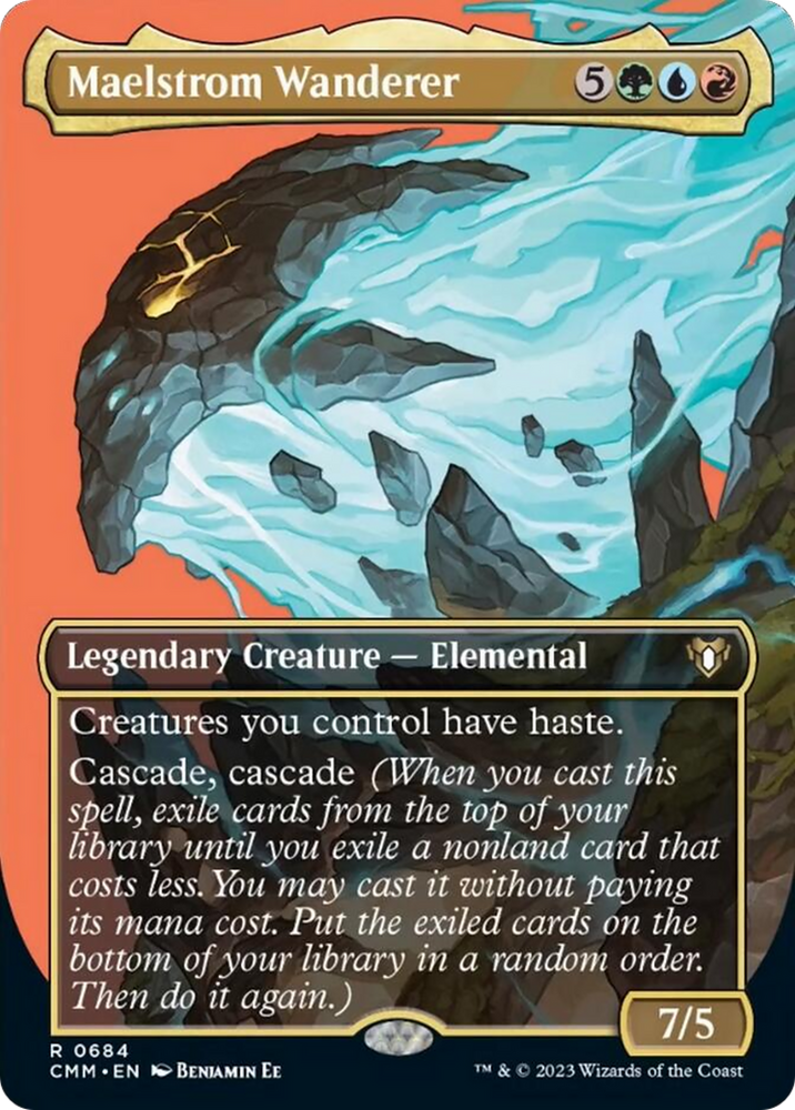 Maelstrom Wanderer (Borderless Profile) [Commander Masters] - PokeCharles PokeStore