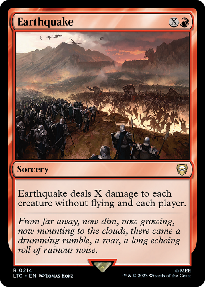 Earthquake [The Lord of the Rings: Tales of Middle-Earth Commander] - PokeCharles PokeStore