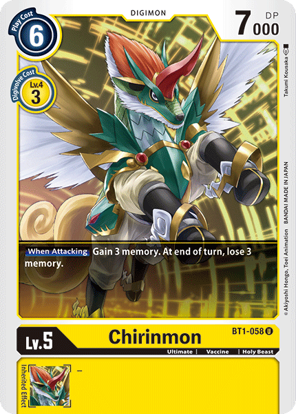 Chirinmon [BT1-058] [Release Special Booster Ver.1.0] - PokeCharles PokeStore