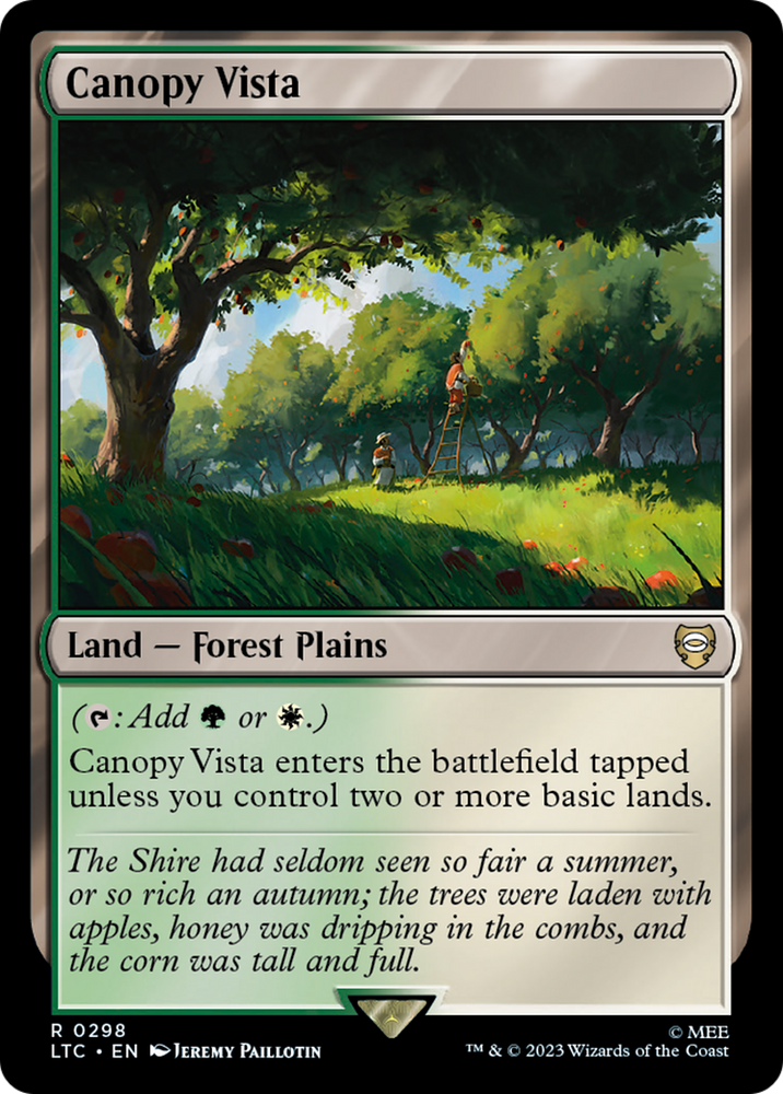 Canopy Vista [The Lord of the Rings: Tales of Middle-Earth Commander] - PokeCharles PokeStore