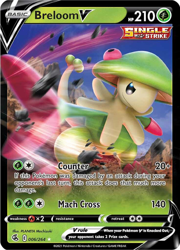 Breloom V (006/264) [Sword & Shield: Fusion Strike] - PokeCharles PokeStore