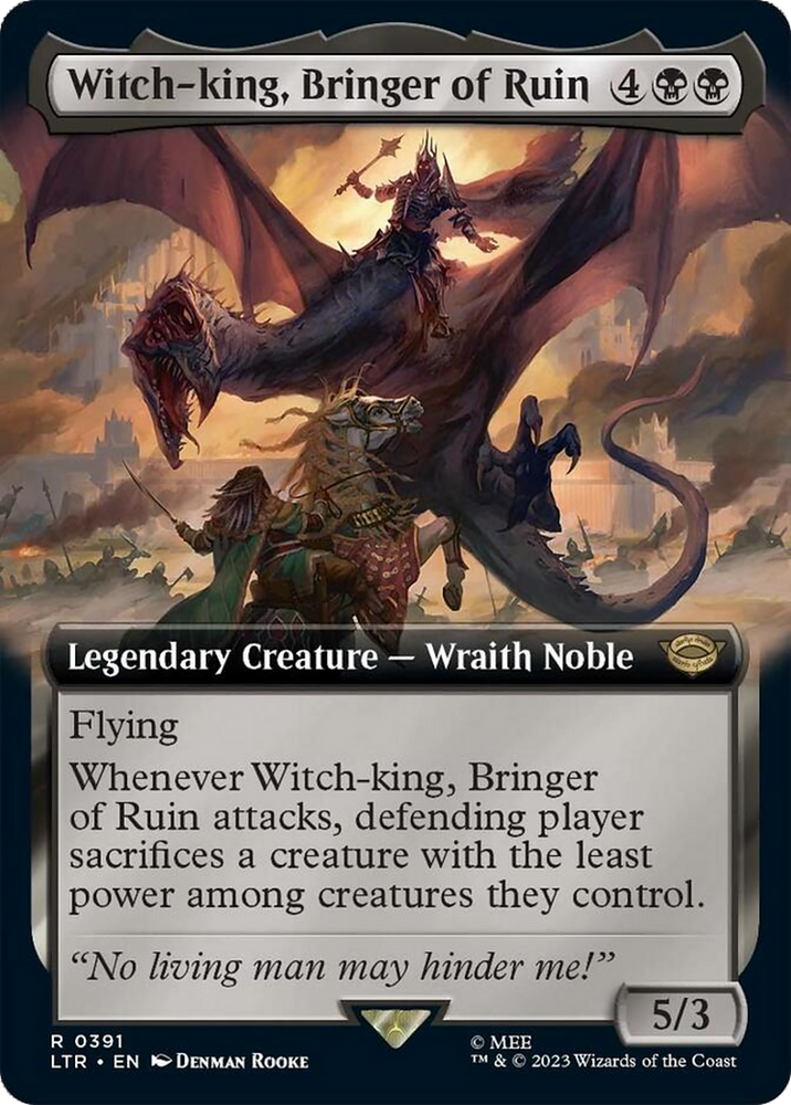 Witch-king, Bringer of Ruin (Extended Alternate Art) [The Lord of the Rings: Tales of Middle-Earth] - PokeCharles PokeStore
