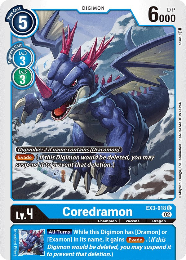 Coredramon [EX3-018] [Draconic Roar] - PokeCharles PokeStore