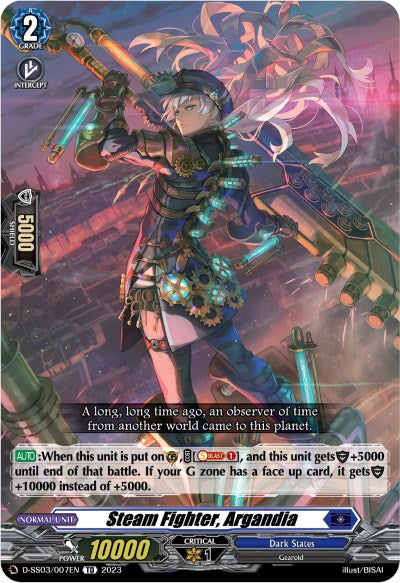 Steam Fighter, Argandia (D-SS02/007EN) [Stride Deckset -Chronojet-] - PokeCharles PokeStore