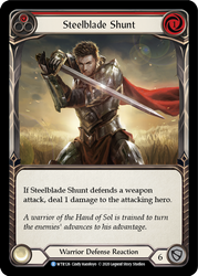 Steelblade Shunt (Red) [U-WTR126] (Welcome to Rathe Unlimited)  Unlimited Normal - PokeCharles PokeStore