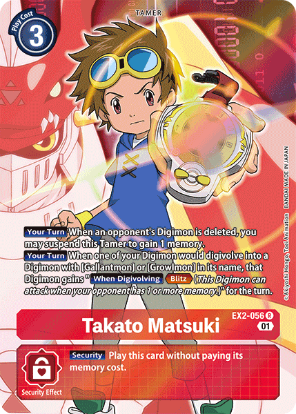 Takato Matsuki [EX2-056] (Alternate Art) [Digital Hazard] - PokeCharles PokeStore