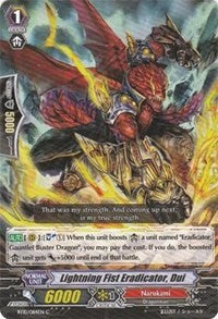 Lightning Fist Eradicator, Dui (BT10/084EN) [Triumphant Return of the King of Knights] - PokeCharles PokeStore