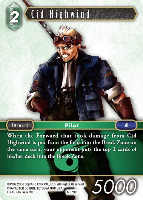 Cid Highwind [Opus I] - PokeCharles PokeStore