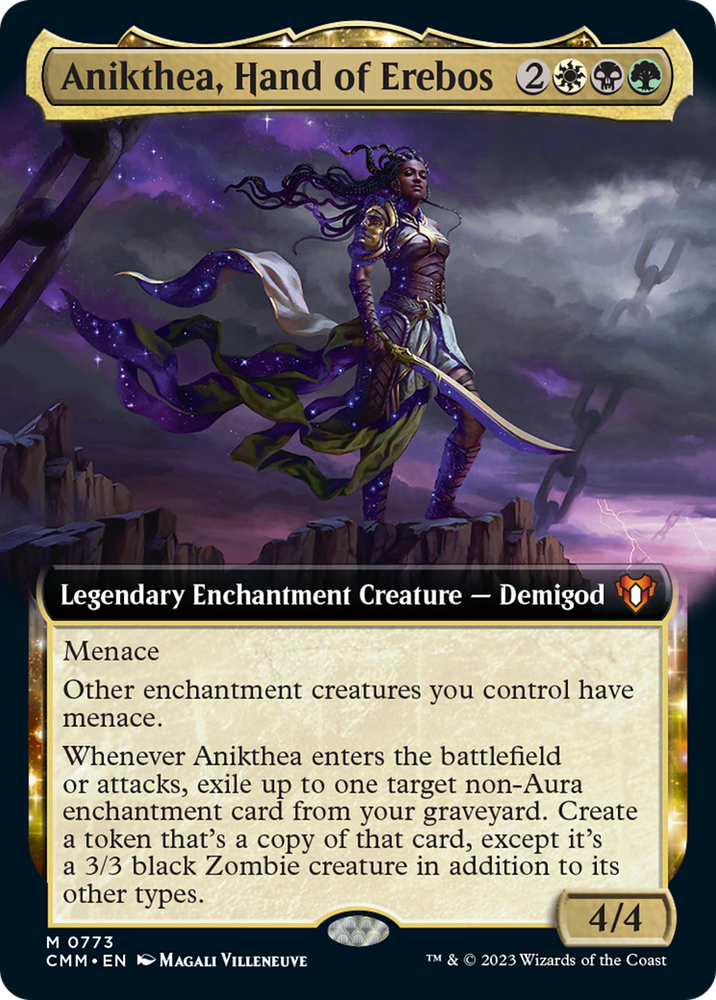 Anikthea, Hand of Erebos (Extended Art) [Commander Masters] - PokeCharles PokeStore