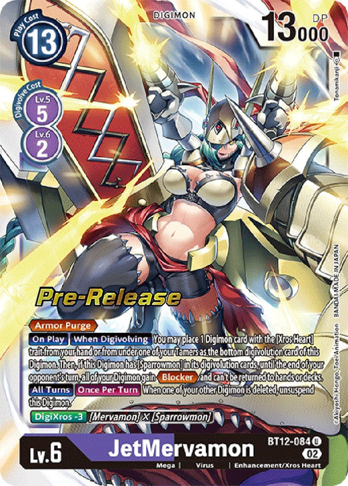 JetMervamon [BT12-084] [Across Time Pre-Release Cards] - PokeCharles PokeStore