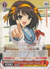 SOS Brigade Leader, Haruhi (SY/W08-E052 RR) [The Melancholy of Haruhi Suzumiya]