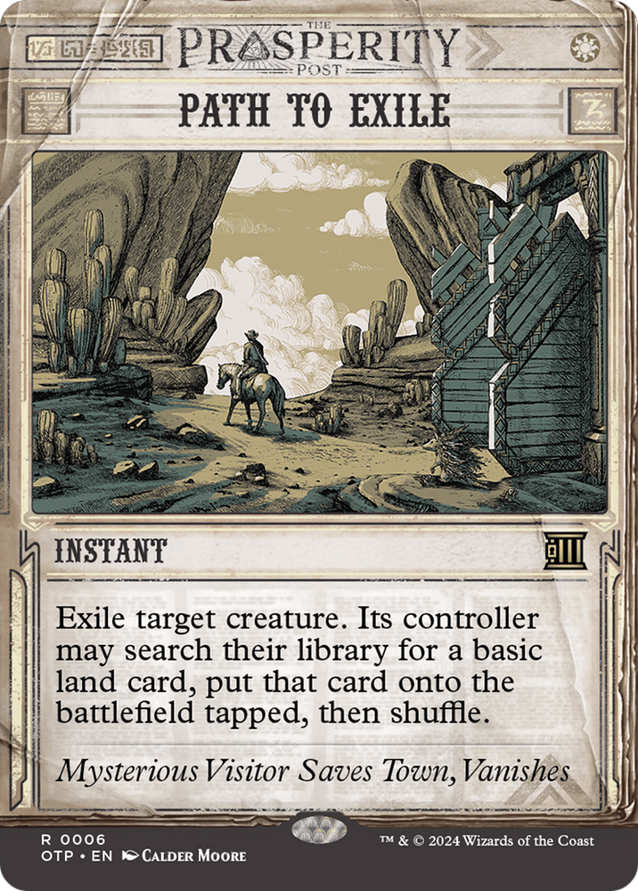 Path to Exile [Outlaws of Thunder Junction: Breaking News] - PokeCharles PokeStore