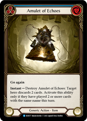 Amulet of Echoes [EVR177] (Everfest)  1st Edition Normal - PokeCharles PokeStore