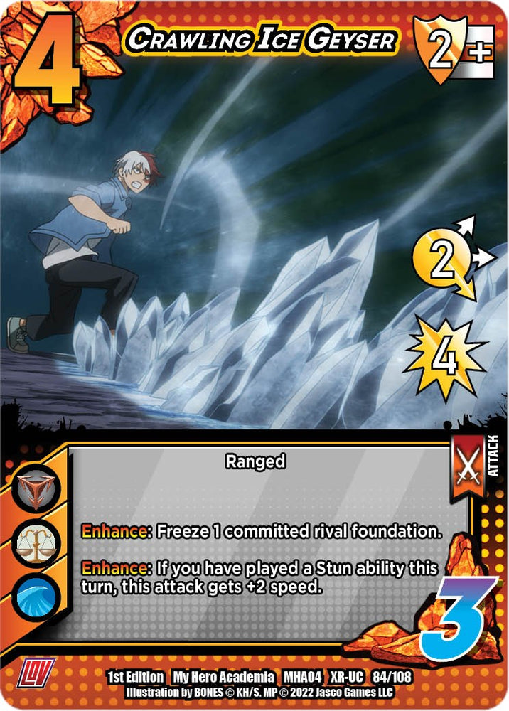 Crawling Ice Geyser (XR) [League of Villains Unlimited] - PokeCharles PokeStore
