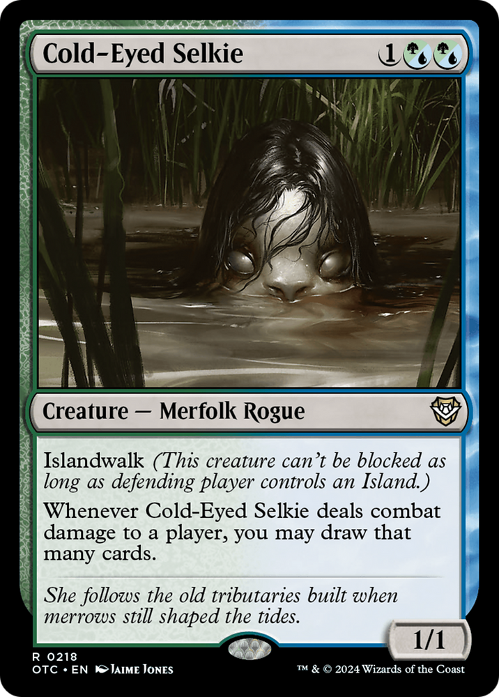 Cold-Eyed Selkie [Outlaws of Thunder Junction Commander] - PokeCharles PokeStore