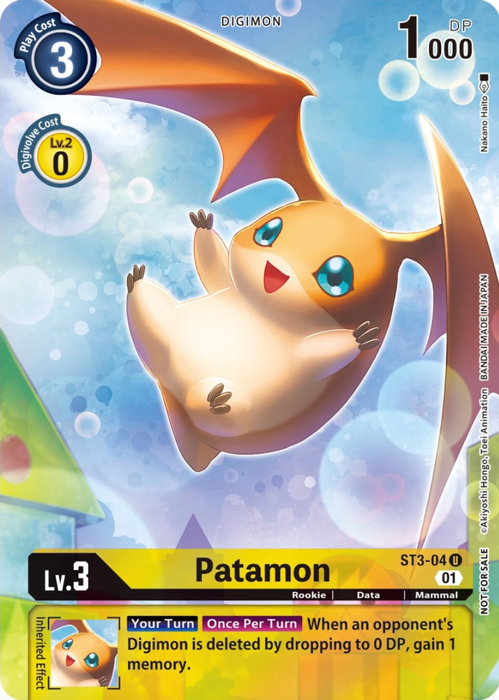 Patamon [ST3-04] (Official Tournament Pack Vol.9) [Starter Deck: Heaven's Yellow Promos] - PokeCharles PokeStore