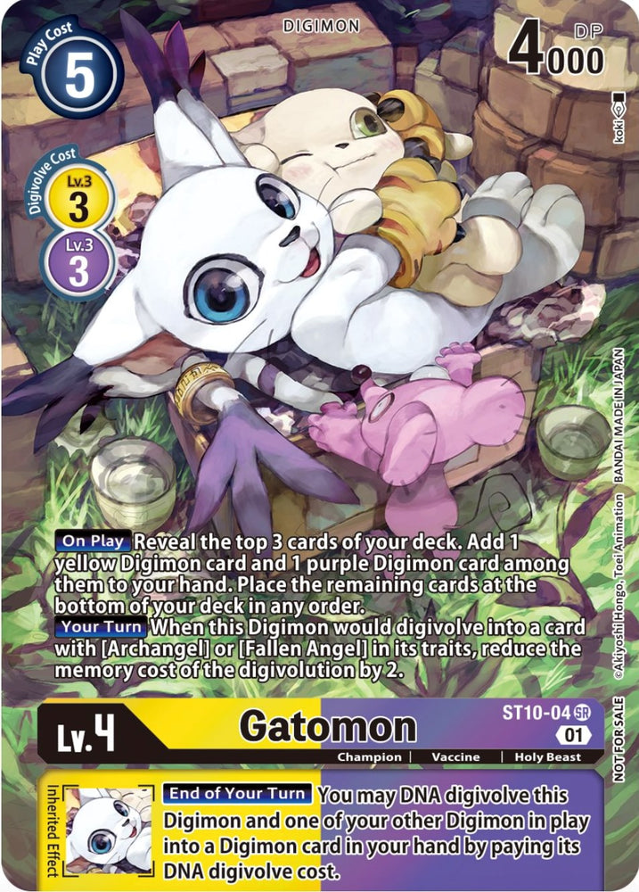 Gatomon [ST10-04] (Official Tournament Pack Vol.9) [Starter Deck: Parallel World Tactician Promos] - PokeCharles PokeStore