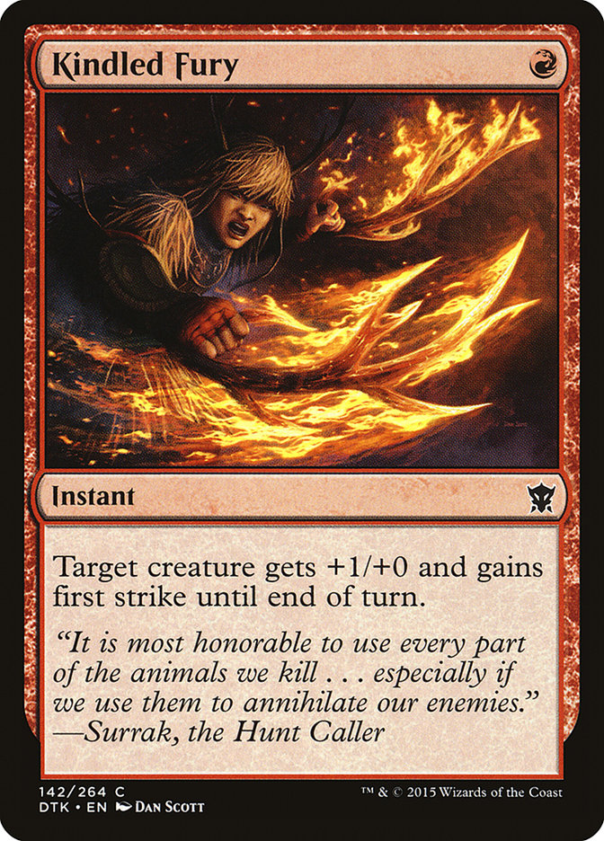 Kindled Fury [Dragons of Tarkir] - PokeCharles PokeStore