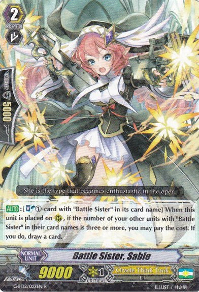Battle Sister, Sable (G-BT12/027EN) [Dragon King's Awakening] - PokeCharles PokeStore