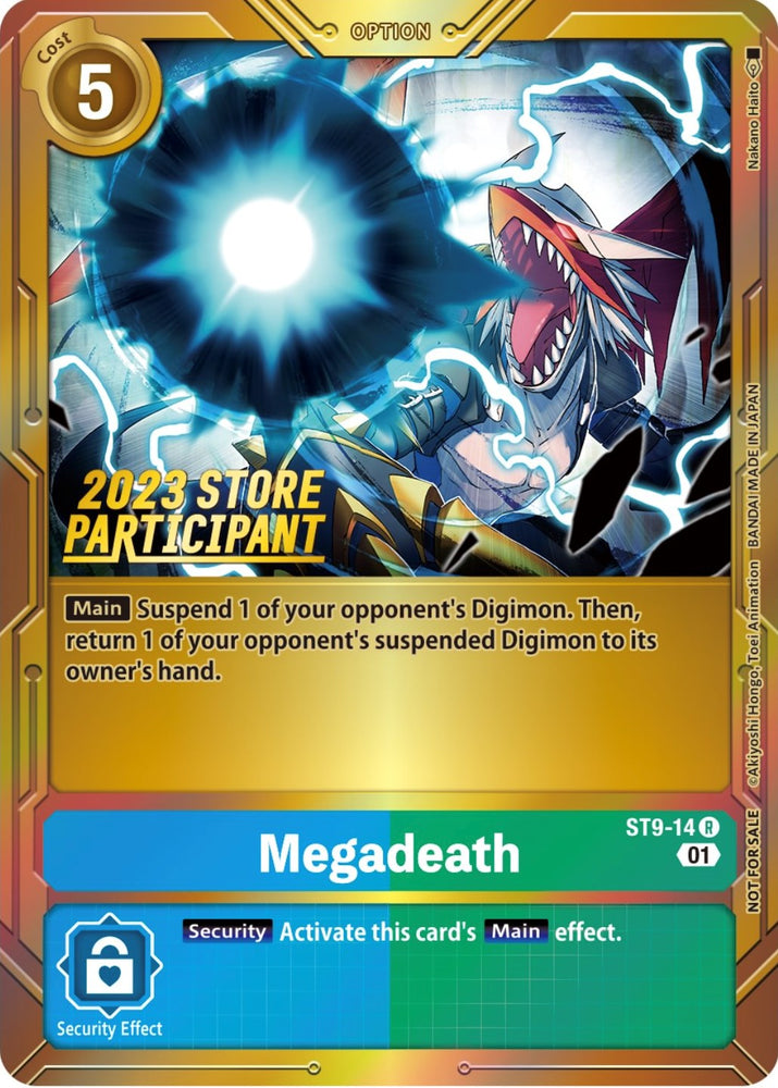 Megadeath [ST9-14] (2023 Store Participant) [Starter Deck: Ultimate Ancient Dragon Promos] - PokeCharles PokeStore