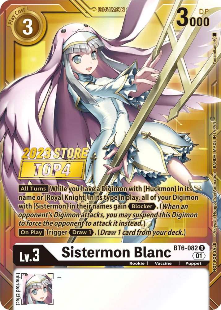 Sistermon Blanc [BT6-082] (2023 Store Top 4) [Double Diamond Promos] - PokeCharles PokeStore